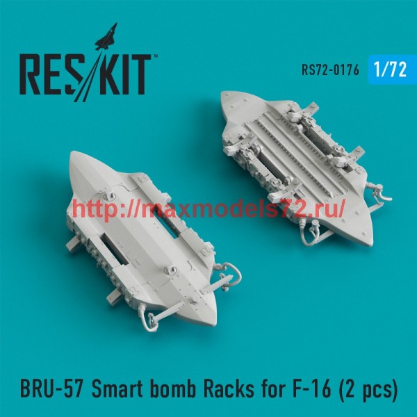 RS72-0176   BRU-57 Smart bomb Racks for F-16 (2 pcs) (thumb44288)