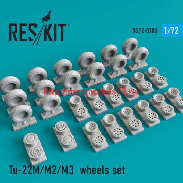 RS72-0183   Tu-22М/M2/M3 wheels set (thumb44294)