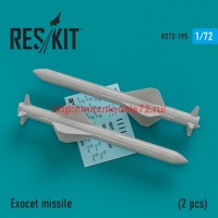 RS72-0195   Exocet missile  (2 PCS) Super Etendart, Mirage 2000 (thumb44318)