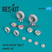 RS72-0203   Fairey Gannet Type 2 wheels set (thumb44334)