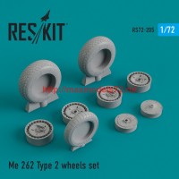 RS72-0205   Me.262 Type 2 wheels set (thumb44338)