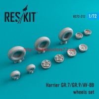 RS72-0212   Harrier GR.7/GR.9/AV-8B wheels set (thumb44352)