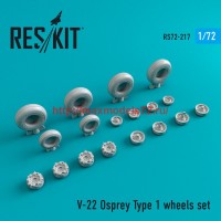 RS72-0217   V-22 Osprey Type 1 wheels set (thumb44362)