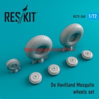 RS72-0240   De Havilland Mosquito wheels set (thumb44386)