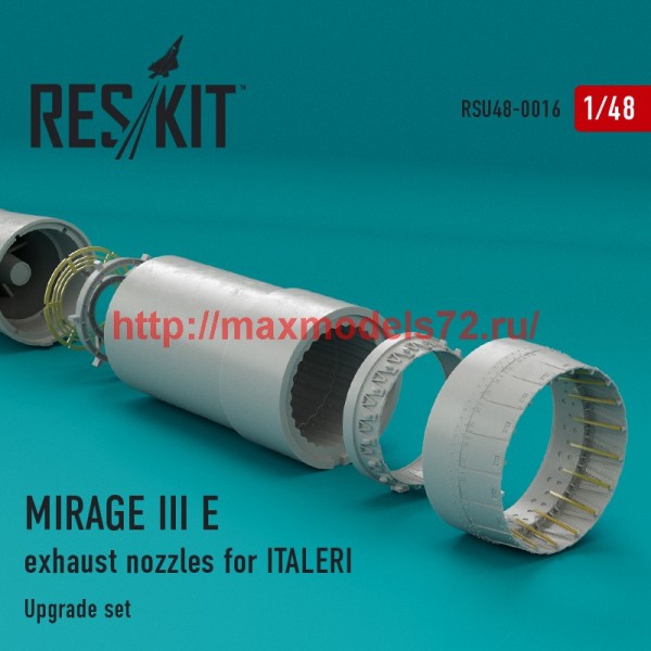 RSU48-0016   MIRAGE III E  exhaust nozzles ITALERI (thumb44443)