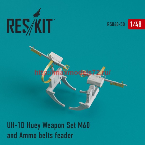 RSU48-0050   UH-1D Huey Weapon Set M60 and Ammo belts feader (thumb44509)
