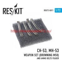 RSU72-0011   CH-53, MH-53 Weapon Set (Browning M50) and Ammo belts feader (attach1 43817)