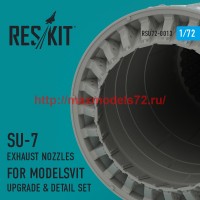 RSU72-0013   Su-7 exhaust nozzles for Modelsvit (attach1 43822)