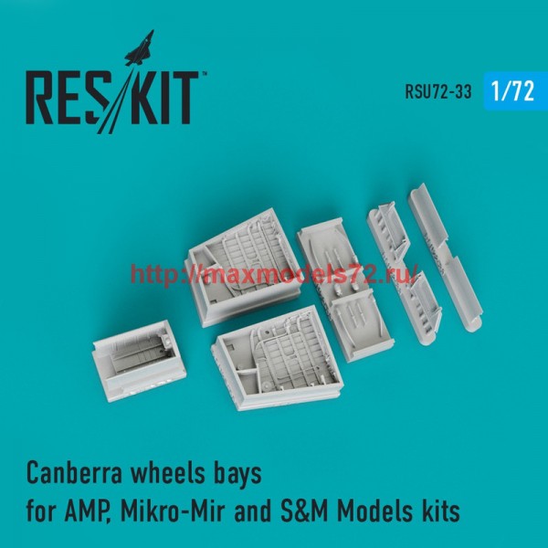 RSU72-0033   Canberra wheels bays for AMP, Mikro-Mir and S&M Models kits (thumb43863)