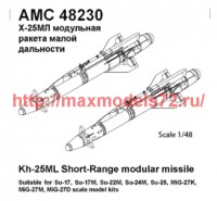 AMC 48230   Авиационная управляемая ракета Х-25МЛ с пусковой АПУ-68УМ2 (attach1 45541)