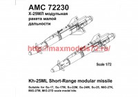AMC 72230   Авиационная управляемая ракета Х-25МЛ с пусковой АПУ-68УМ2 (attach1 45596)