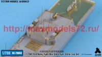 TetraSE-70033   1/700 PLA Navy Type 055 Destroyer Detail-up Set (for Trumpeter) (attach13 52559)