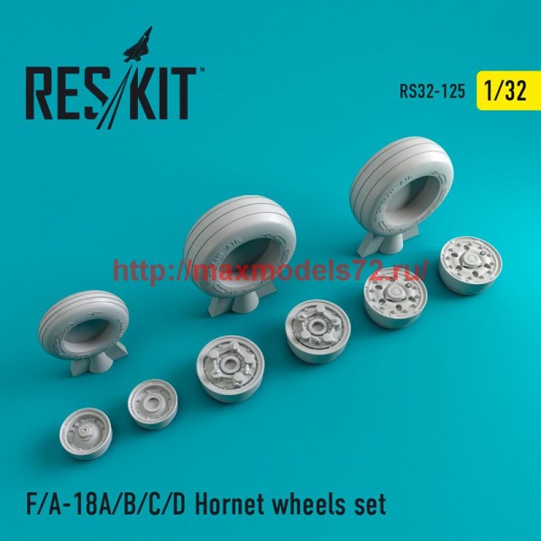 RS32-0125   F-18 Hornet wheels set (thumb47577)