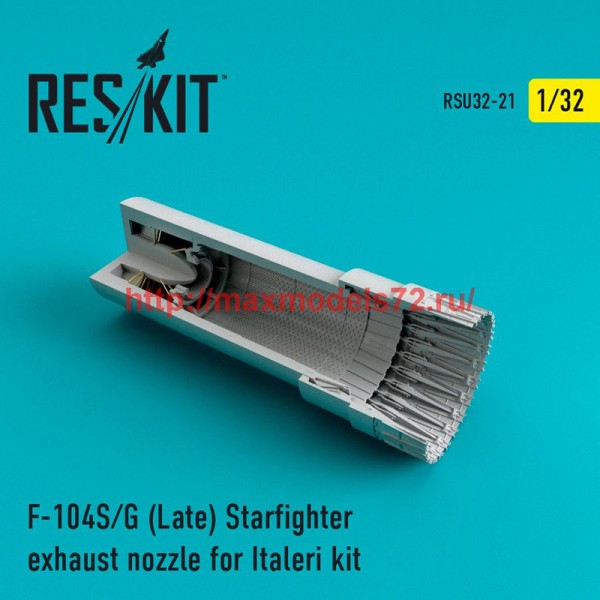 RSU32-021 F-104 Starfighter (S/G Late) exhaust nozzle for Italeri Kit (thumb47605)