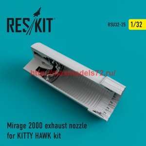 RSU32-025   Mirage 2000 exhaust nozzles for KITTY HAWK KIT (thumb47613)