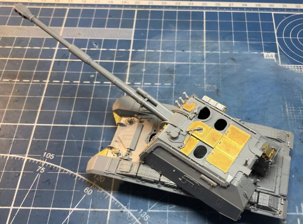 SGf72010 1:72 Набор деталировки 2С19М1 МСТА-С (ФТД)                       SGf72010 1:72 PE 2S19M1 MSTA-S detailing set (attach2 47850)