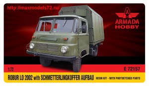 AME72157   ROBUR LO 2002 with Schmetterlingkoffer Resin kit w. PE set (thumb48476)