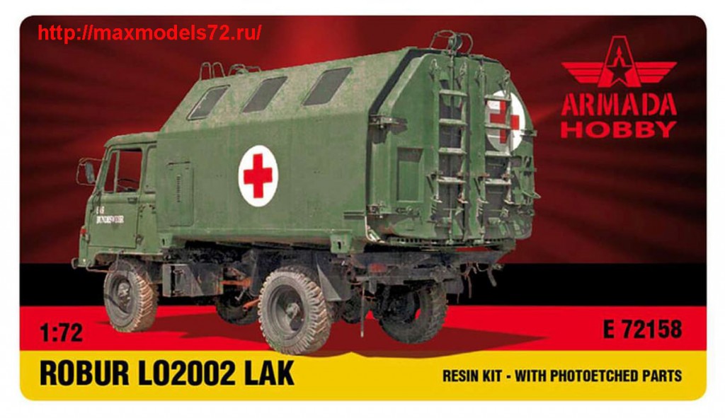 AME72158   ROBUR LO 2002 with LAK-1 Resin kit w. PE set (thumb48478)