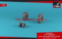 AR AW72337   1/72 F-111 Aardvark early type wheels w/ weighted tires (attach3 49126)