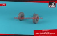 AR AW72337   1/72 F-111 Aardvark early type wheels w/ weighted tires (attach1 49126)