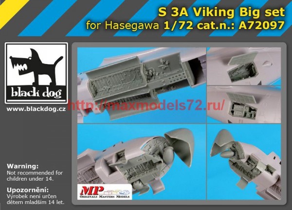 BDA72097   1/72 S 3 A Viking big set (thumb54384)
