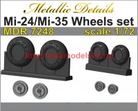 MDR7248   Mi-24/Mi-35. Wheels set (attach5 51357)
