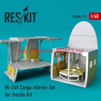 RSU48-0116   Mi-24 (V) Cargo interior Set for Zvezda Kit (attach3 50338)