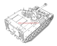 ACE72453   AMX MK 61 105mm Self Propelled Howitzer (attach8 54500)