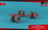 AR AW72344   1/72 CH-53 Sea Stallion wheels w/ weighted tires, late (attach3 50771)