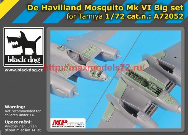 BDA72052   172 De Havilland Mosquito Mk VI Big set (thumb54061)