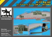 BDA72085   1/72 A-10 Big set (thumb54298)