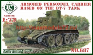 UMT687   Armored personnel carrier based on the BT-7 tank (thumb49761)