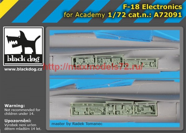 BDA72091   1/72 F-18 electronic (thumb54339)