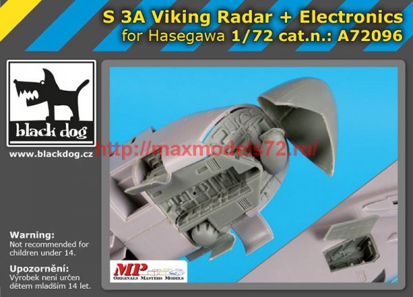 BDA72096   1/72 S 3 A Viking radar +electronics (thumb54376)