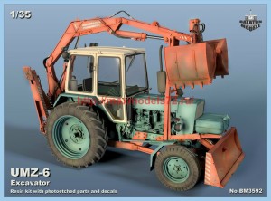 BM3592   UMZ-6 excavator (Based on MTZ tractor) (thumb57277)