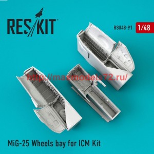 RSU48-0091 MiG-25 Wheels bay for ICM Kit (thumb50300)