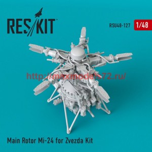 RSU48-0127 Main Rotor Mi-24 for Zvezda Kit (thumb50369)