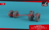 AR AW48335   1/48 OV-22 Osprey wheels w/ weighted tires type «b» (attach1 50731)
