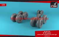 AR AW72340   1/72 B-1B Lancer wheels w/ weighted tires, late (attach1 50751)