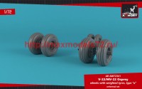 AR AW72341   1/72 OV-22 Osprey wheels w/ weighted tires type «a» (attach1 50756)