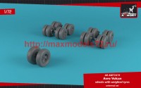 AR AW72419   1/72 AVRO Vulcan wheels w/ weighted tires (attach1 50776)