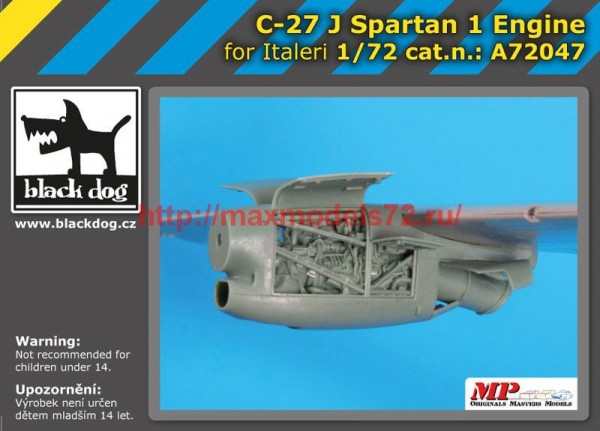 BDA72047   172 C-27 J Spartan 1 engine (thumb54026)