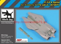 BDA72071   1/72 F-14 A spine (thumb54201)