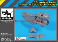 BDA72098   1/72 E-2 Hawkeye engine (thumb54394)