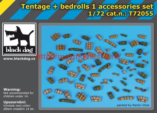 BDT72055   172 Tentage plus bedrols 1 accessories set (thumb53255)