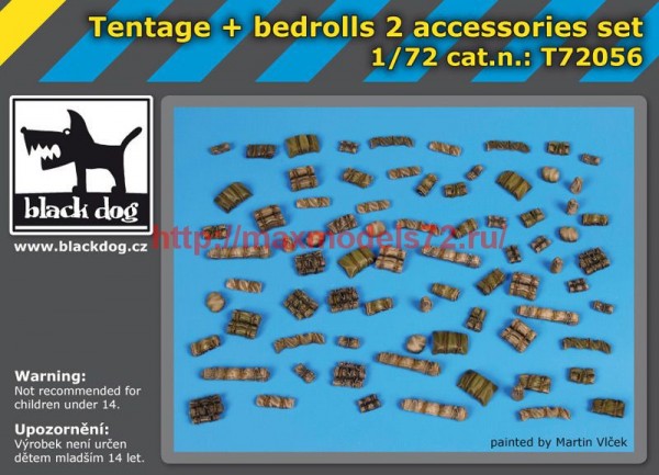BDT72056   172 Tentage plus bedrols 2 accessories set (thumb53262)
