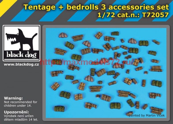 BDT72057   172 Tentage plus bedrols 3 accessories set (thumb53269)