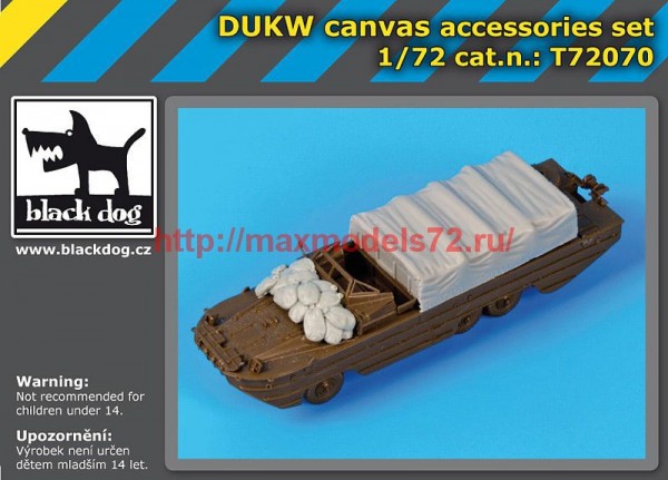 BDT72070   172 DUKW canvas accessories set (thumb53359)