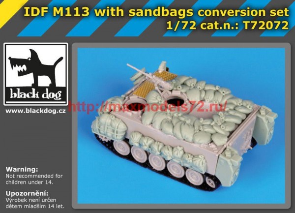 BDT72072   172 IDF M113 with sandbags conversion set (thumb53372)