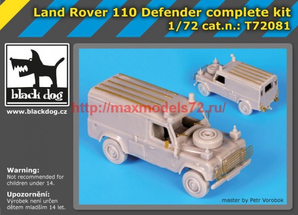 BDT72081   172 Land Rover 110 Defender complete kit (thumb53435)